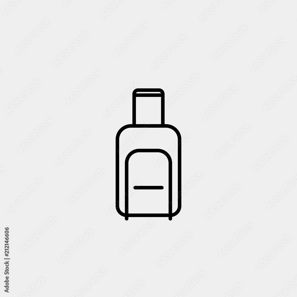Valise vector, suitcase icon Valise vector, suitcase icon