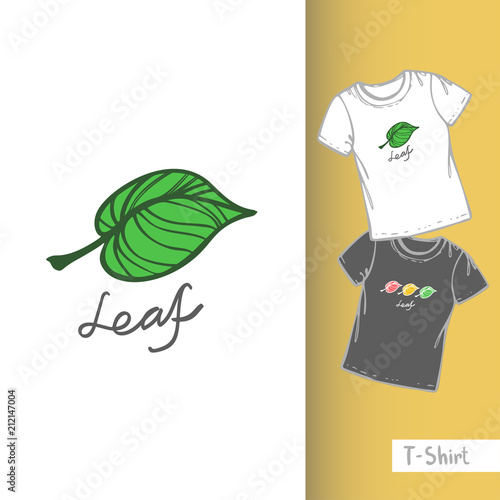 Vector hand drawn line t-shirt template. Two birds flying around the shining rose and the inscription