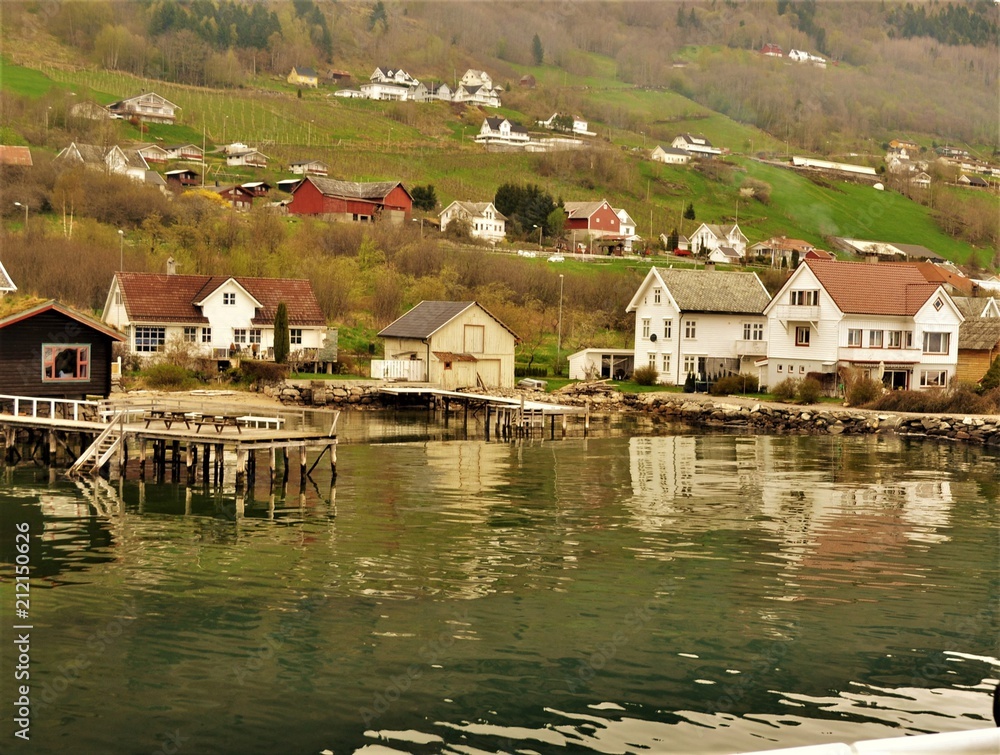 waterfront in a norwegian coast
