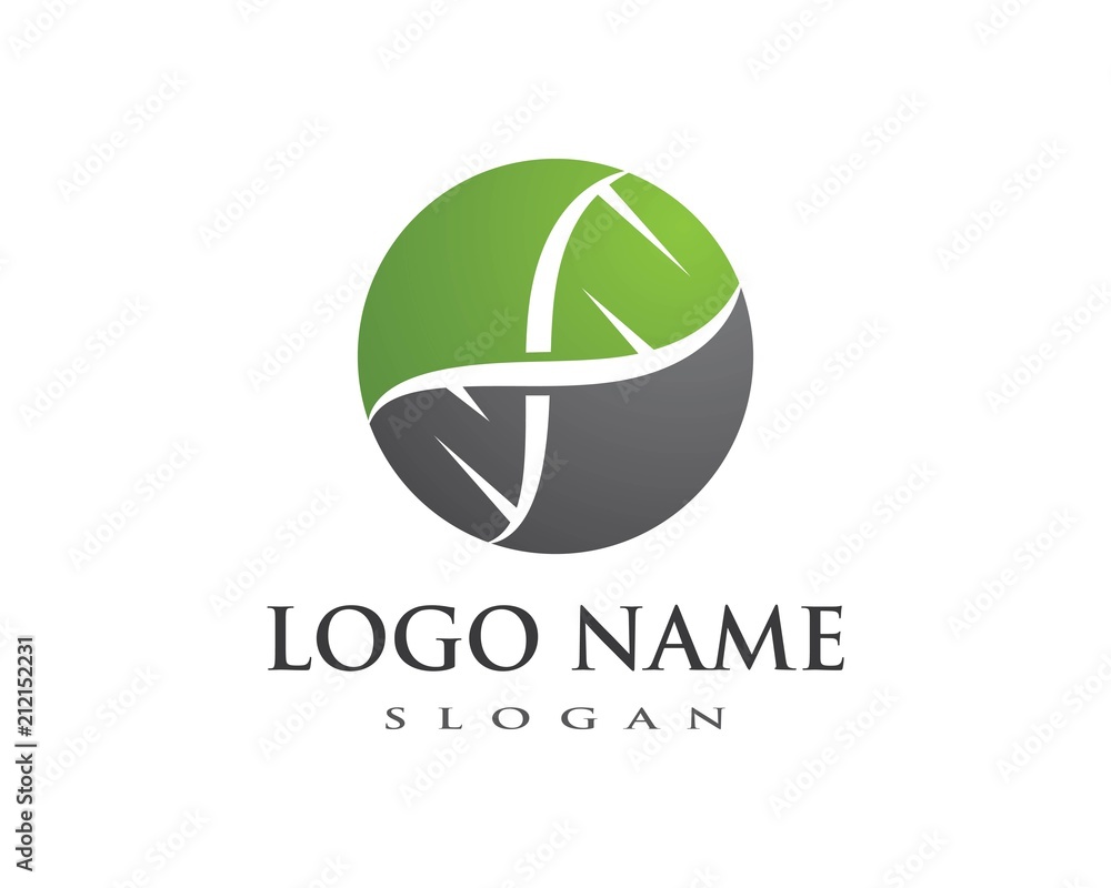 DNA logo vector DNA logo vector