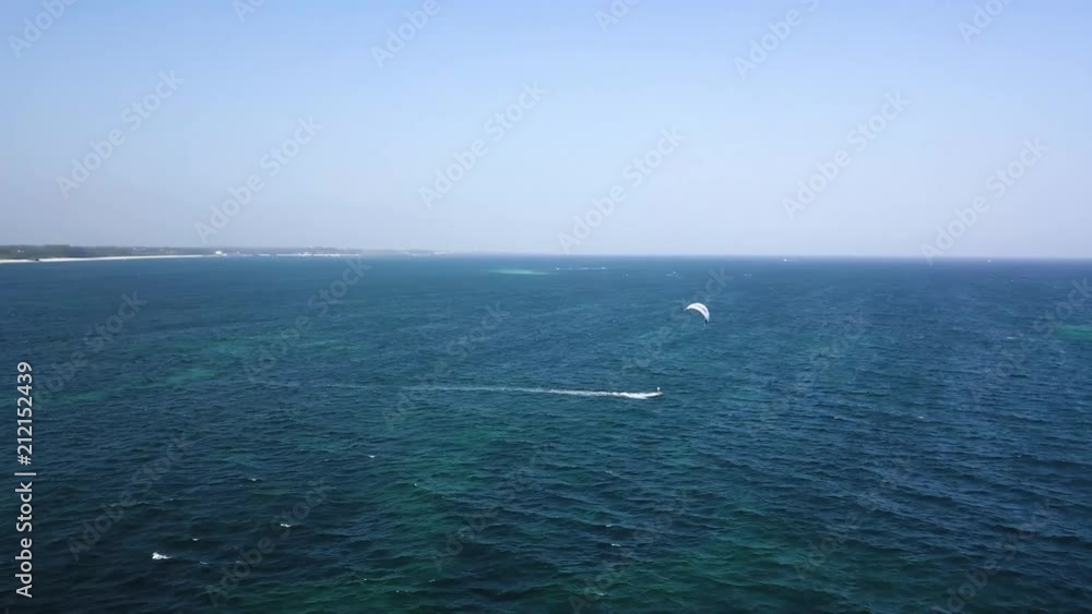 Long beach in Africa/Kenya and beautiful colorfull water filmed by a drone Long beach in Africa/Kenya and beautiful colorfull water filmed by a drone