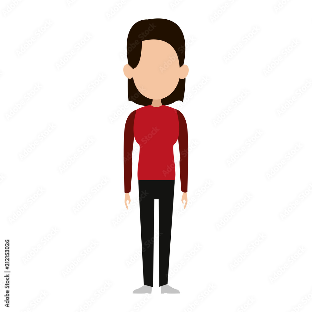 Woman cartoon isolated vector illustration graphic design Woman cartoon isolated vector illustration graphic design