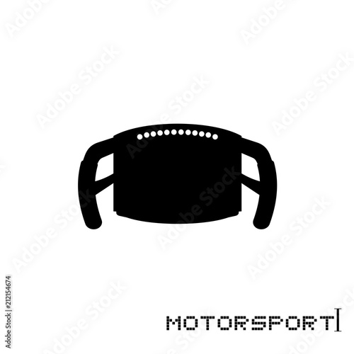 formula steering wheel illustration