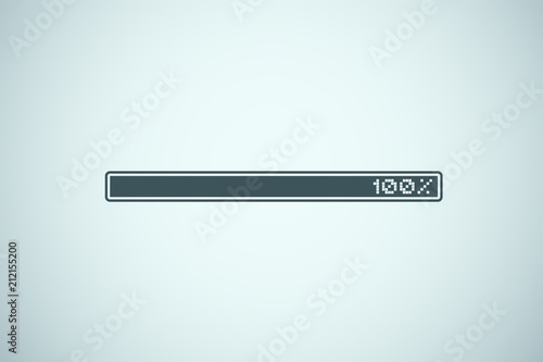 Loading bar illustration