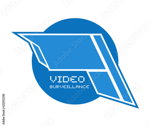 video surveillance cam icon