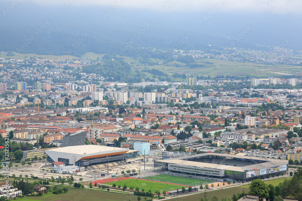 Innsbruck aerial view
