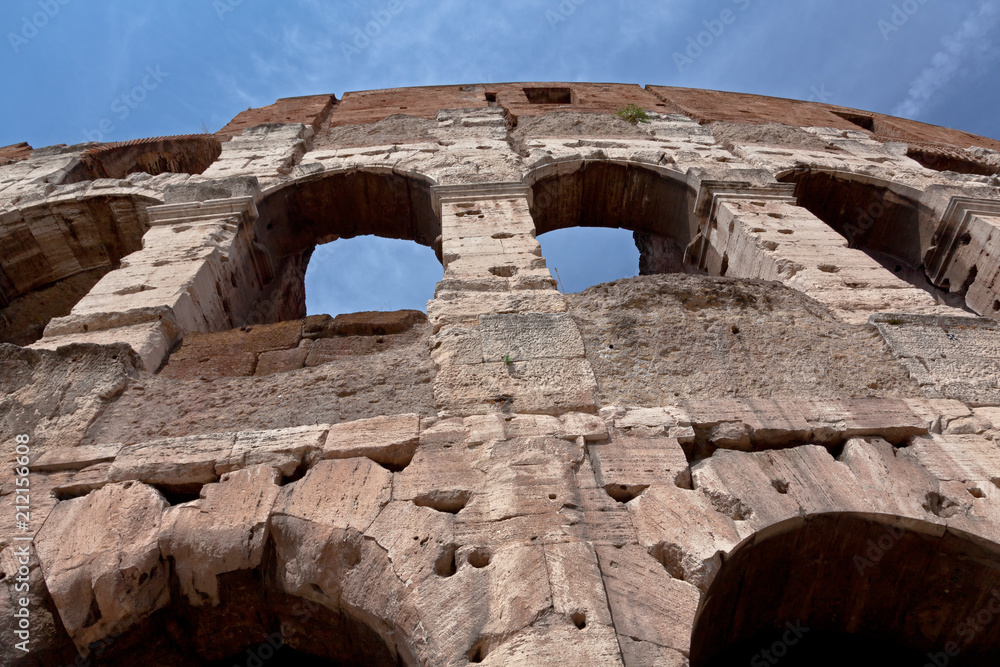 colosseum close up in Rome , Italy