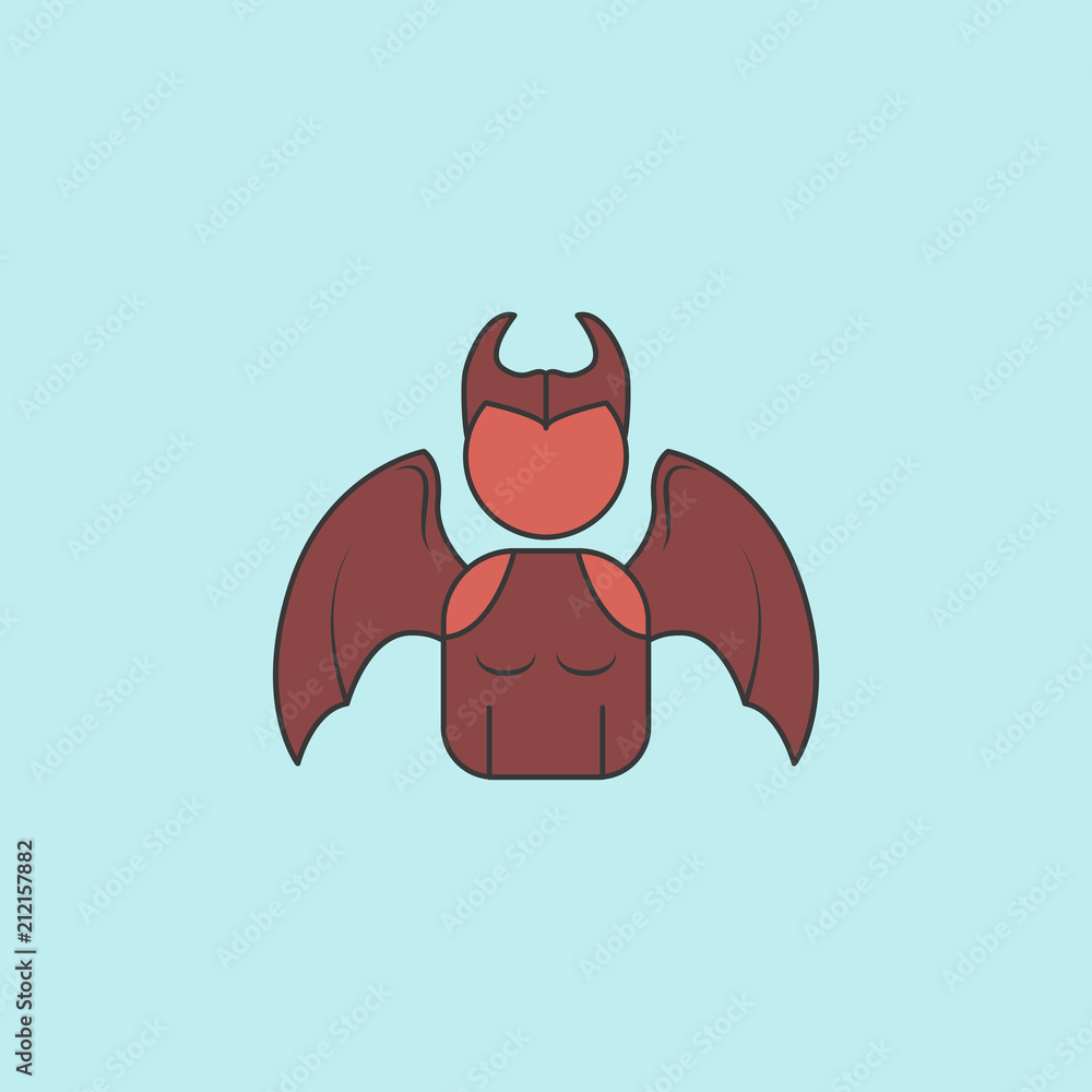 Avatar of the demon girl icon. Element of angel and demon icon for mobile concept and web apps. Filled outline Avatar of the demon girl icon can be used for web and mobile Avatar of the demon girl icon. Element of angel and demon icon for mobile concept and web apps. Filled outline Avatar of the demon girl icon can be used for web and mobile