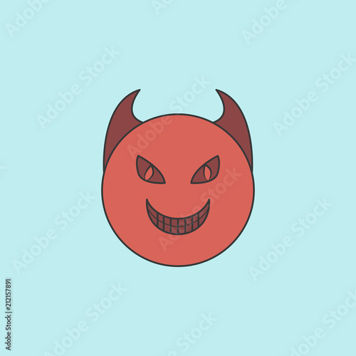 demon autarch  icon. Element of angel and demon icon for mobile concept and web apps. Filled outline demon autarch  icon can be used for web and mobile