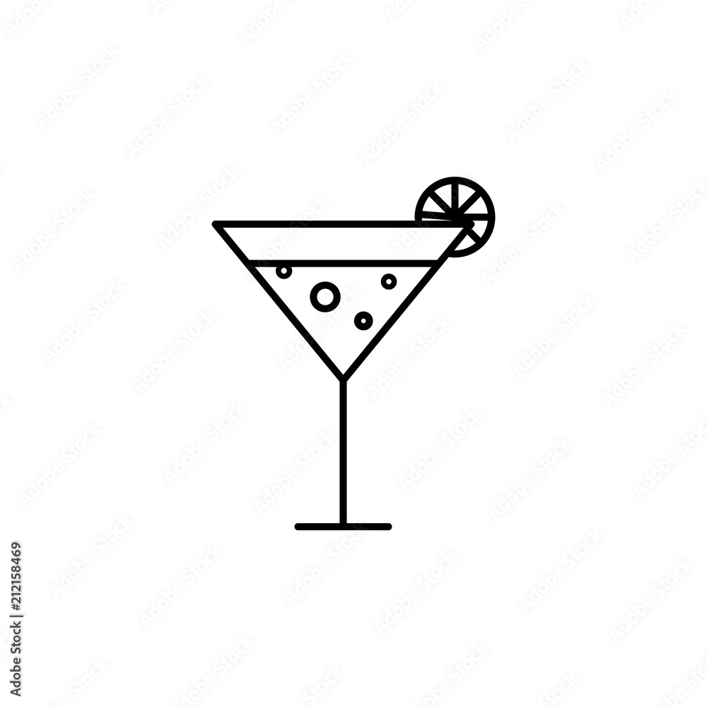 cocktail icon. Element of drinks icon for mobile concept and web apps. Thin line cocktail icon can be used for web and mobile. Premium icon cocktail icon. Element of drinks icon for mobile concept and web apps. Thin line cocktail icon can be used for web and mobile. Premium icon
