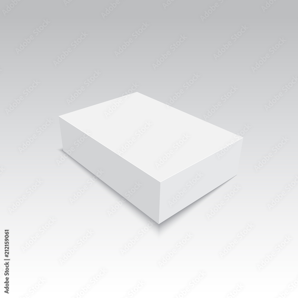 Blank of cardboard box for software, electronic device and other products. Vector. Blank of cardboard box for software, electronic device and other products. Vector.