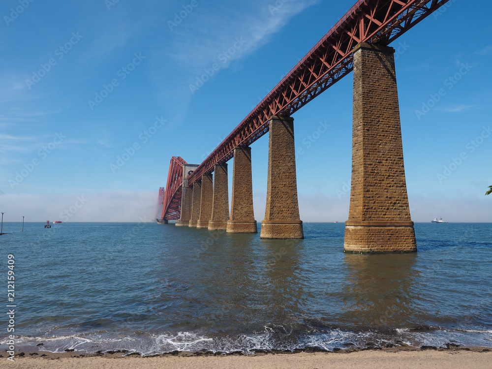 Forth Bridge over Firth of Forth in Edinburgh Forth Bridge over Firth of Forth in Edinburgh