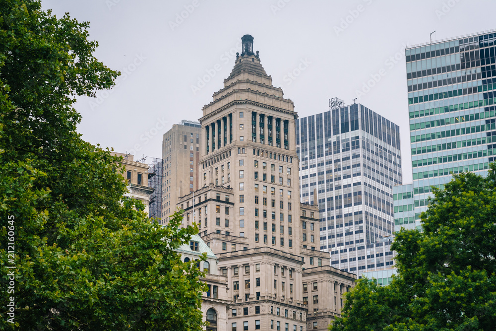 Buildings in the Financial District, Manhattan, New York City