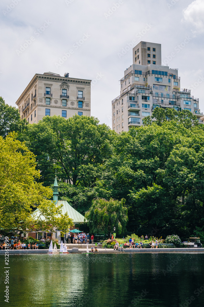 The Conservatory Water in Central Park, Manhattan, New York City