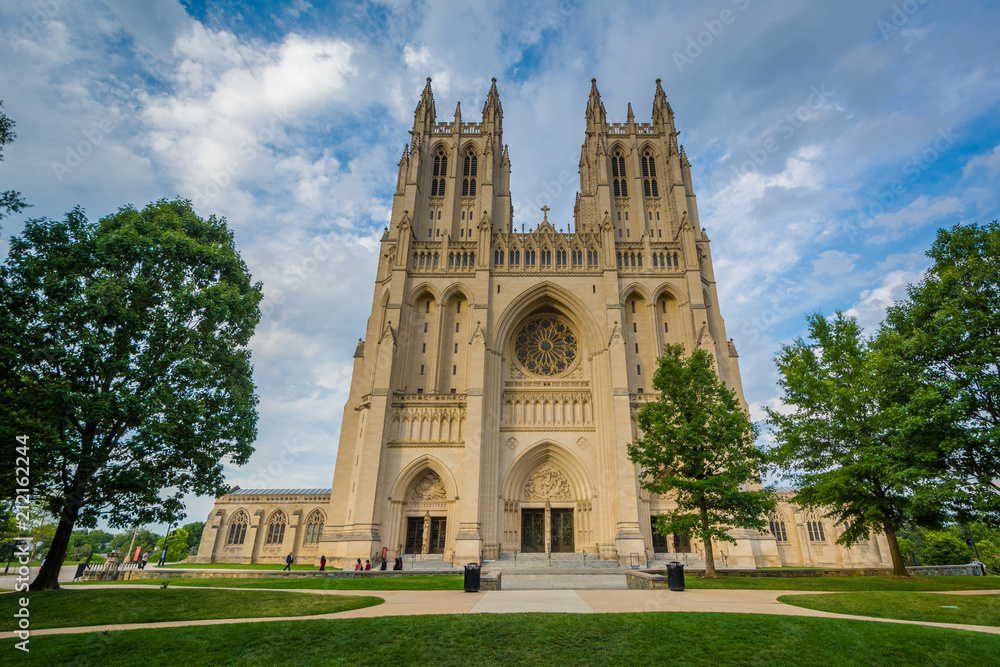 The Washington National Cathedral, in Washington, DC. The Washington National Cathedral, in Washington, DC.