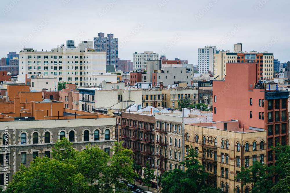 View of Harlem from Morningside Heights, in Manhattan, New York City. View of Harlem from Morningside Heights, in Manhattan, New York City.