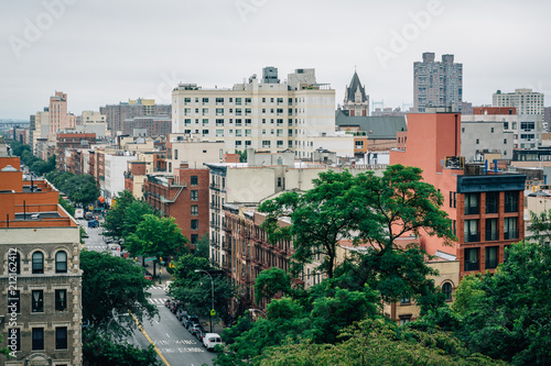 View of Harlem from Morningside Heights, in Manhattan, New York City.