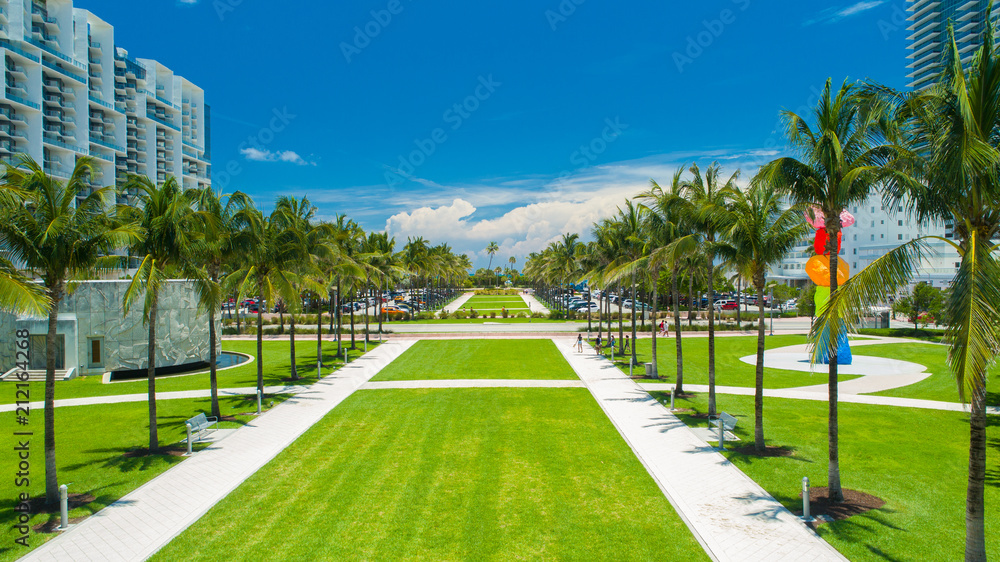 Obraz premium Aerial view of South Beach. Miami Beach. Florida. USA. 