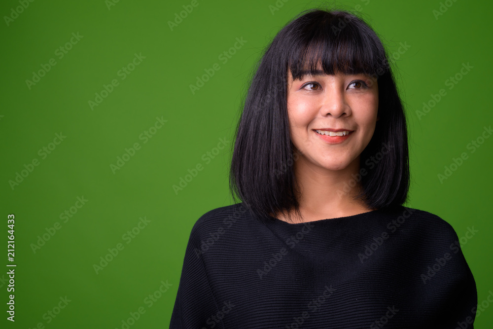 Fototapeta premium Young beautiful Asian woman