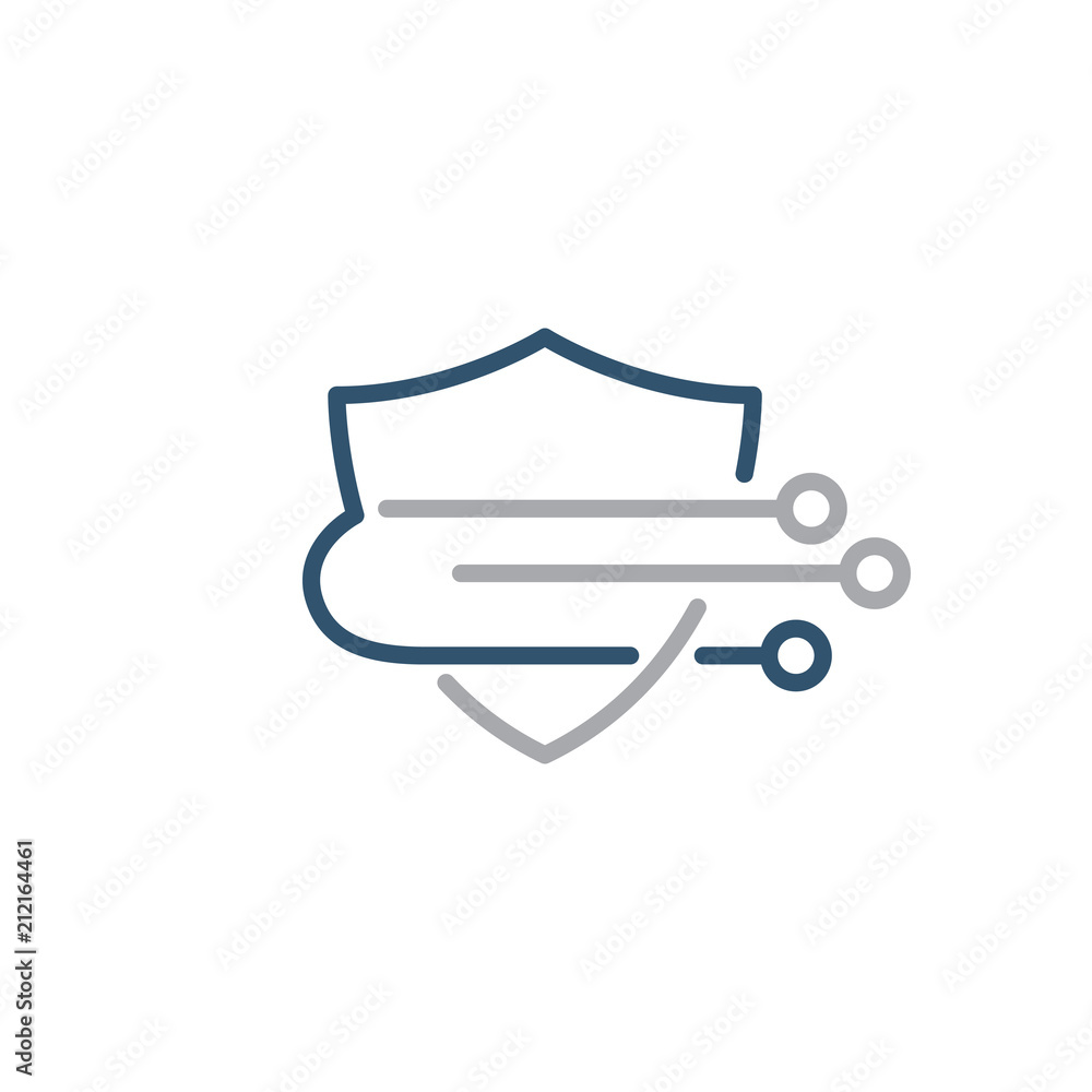 Digital Shield Security Computer Data Digital Shield Security Computer Data