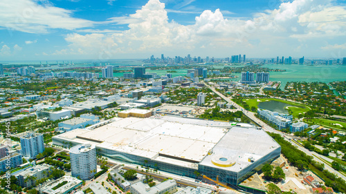 Aerial view of South Beach. Miami Beach. Florida. USA. 