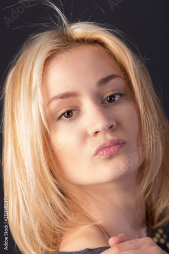 sensual blonde close up © Maslov Dmitry