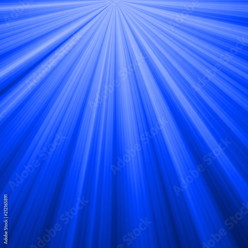 Blue Light Rays Abstract Background
