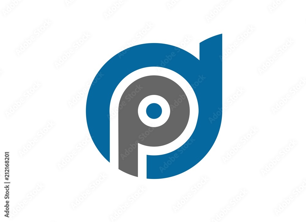 dp pd logo icon template dp pd logo icon template