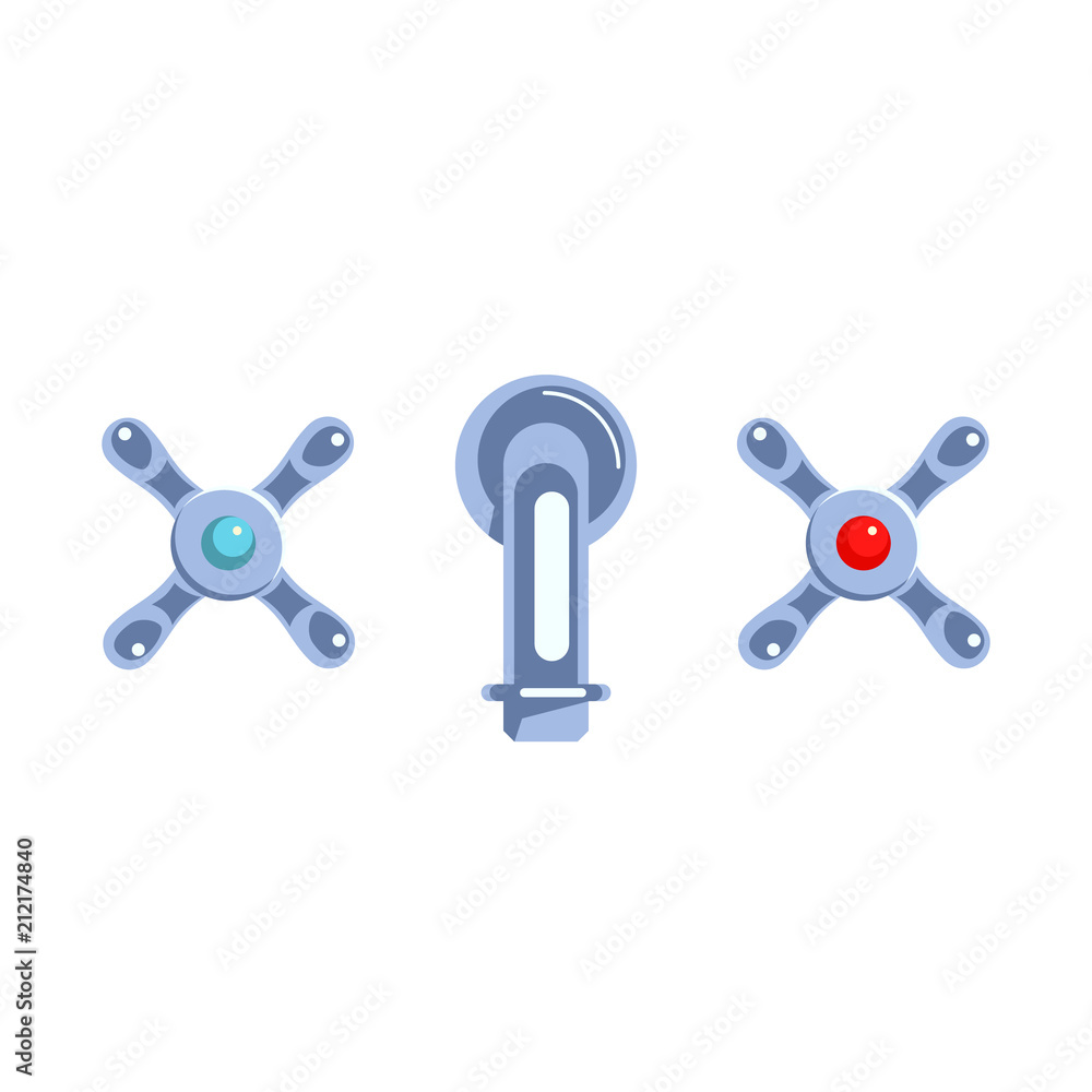 Faucet cartoon vector icon Faucet cartoon vector icon