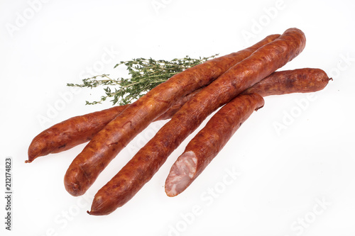 Sausage With Greenery
