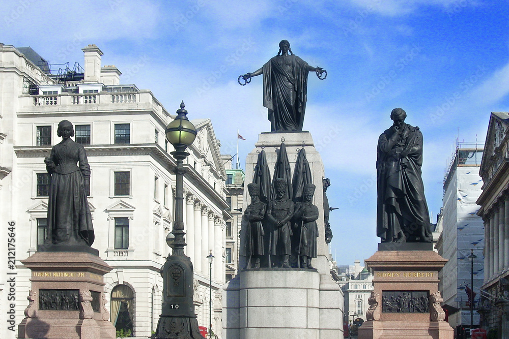 Crimean war memorial in London