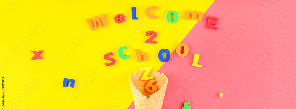 Obraz premium Back to school concept