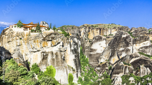 Orthodox monastery on the cliffs