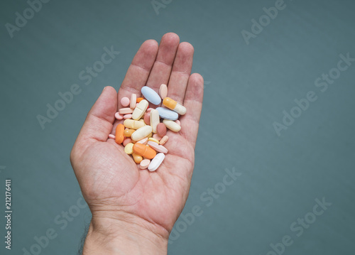 Pills in hand