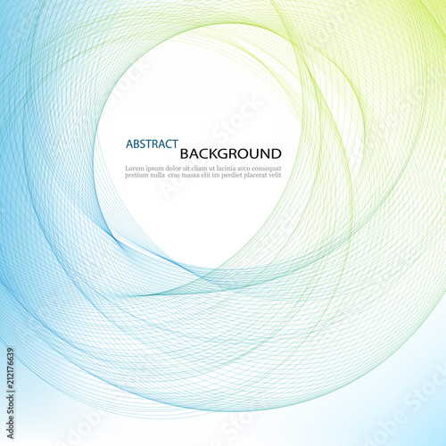 Abstract background with color circle