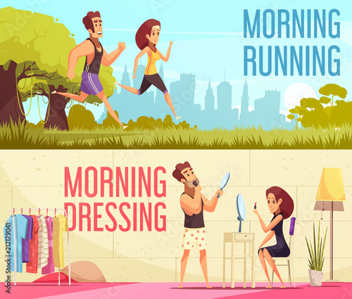 Morning Banners Set