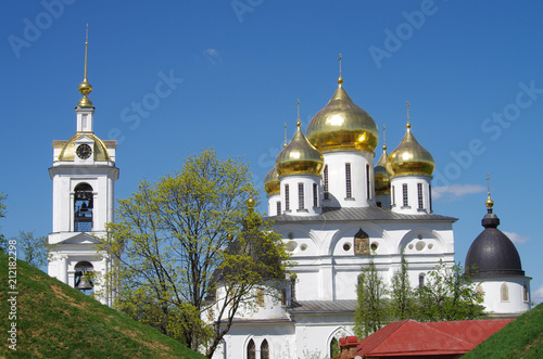 DMITROV, RUSSIA - May, 2018: Dmitrov Kremlin on a sunny day