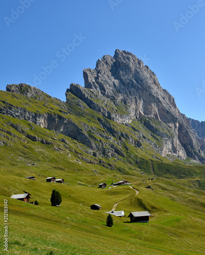 Naturpark Puez-Geisler; Cislesalpe; Geislergruppe; Dolomiten; Suedtirol;