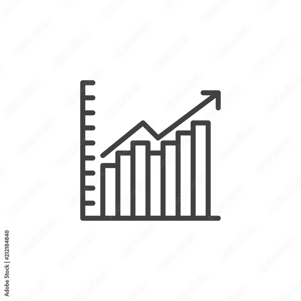 Graph Vector Icon Isolated On Transparent Background, Graph Logo Concept  Royalty Free SVG, Cliparts, Vectors, and Stock Illustration. Image  107870120.