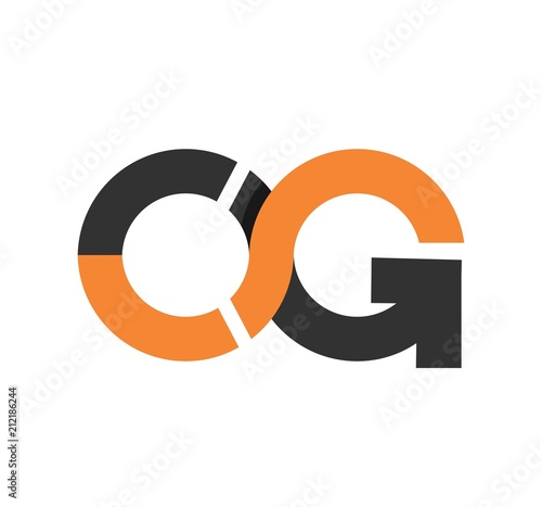 CG, OG initials company logo