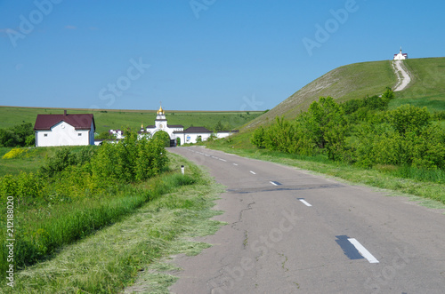 VORONEZH REGION, KOSTOMAROVO, RUSSIA - June, 2018: Kostomarovsky Spassky Monastery photo