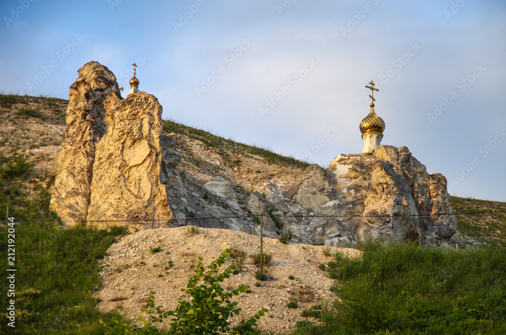 VORONEZH REGION, RUSSIA - June, 2018: Divnogorsk assumption monastery