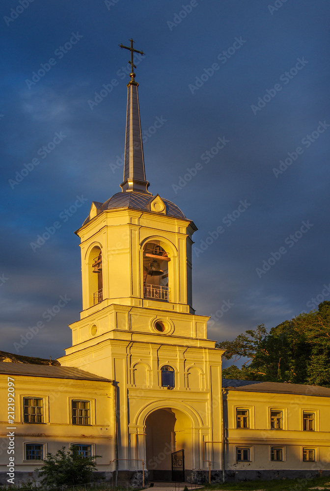 VORONEZH REGION, RUSSIA - June, 2018: Divnogorsk assumption monastery