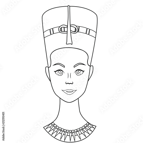  vector clipart queen Egyptian Cleopatra