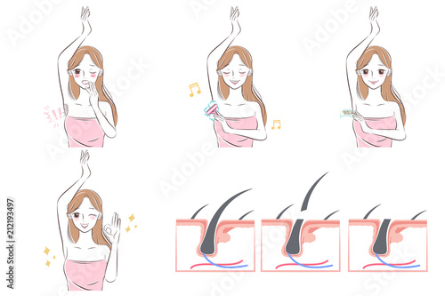 woman with bikini line problem