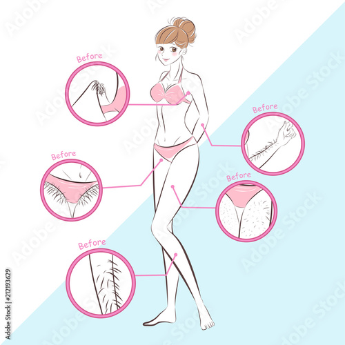 woman with hair problem