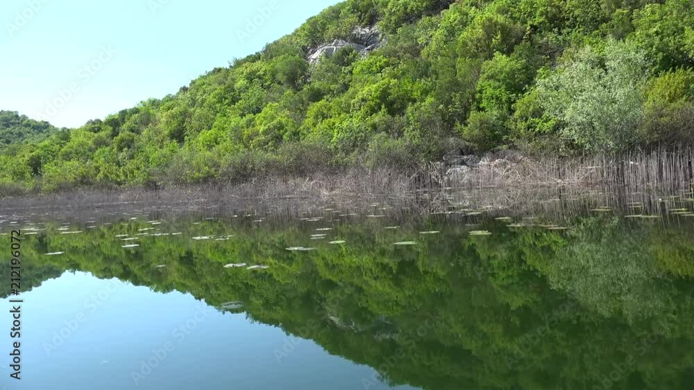 View from the Skadar Lake Boat Cruise. Montenegro View from the Skadar Lake Boat Cruise. Montenegro