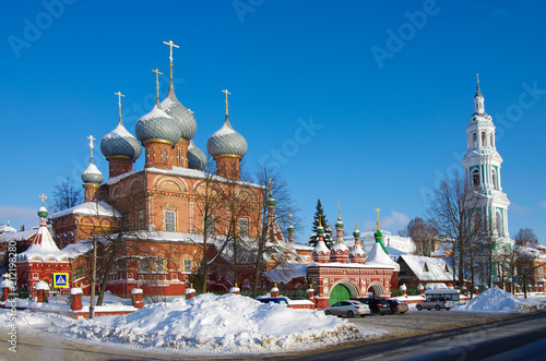 Tableau sur toile KOSTROMA, RUSSIA - February, 2018: View of the Resurrection Church on the Debra