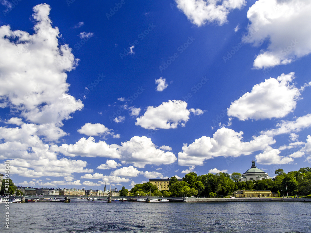 Stockholm, Blick nach Skeppsholmen, Schweden, Gamla Stan Stockholm, Blick nach Skeppsholmen, Schweden, Gamla Stan