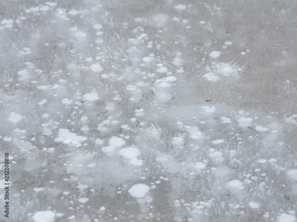 Obraz premium frozen surface in winter